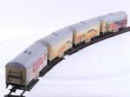 Schaal H0 Märklin 4415 & 84495 set van 4 geloten goederen.., Hobby en Vrije tijd, Wisselstroom, Gebruikt, Wagon, Ophalen of Verzenden