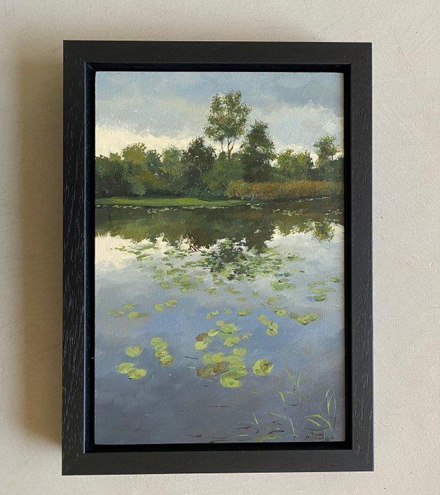 Marein Konijn - Obscured reflection, Antiek en Kunst, Kunst | Schilderijen | Modern