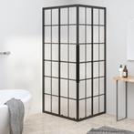 vidaXL Douchecabine 80x70x180 cm mat ESG zwart, Doe-het-zelf en Bouw, Verzenden, Nieuw
