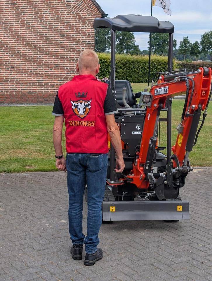 WEEKACTIE Kingway mini-pelle Minigraafmachine Minigraver, Articles professionnels, Machines & Construction | Grues & Excavatrices