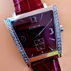 Corum - Trapeze Burgundy Diamonds - 106.406.47/0012 DP51 -, Handtassen en Accessoires, Horloges | Heren, Nieuw