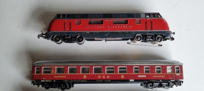 Märklin H0 - 3021/4051/4053/4024 - Treinset (5) - V200 met, Hobby en Vrije tijd, Modeltreinen | H0
