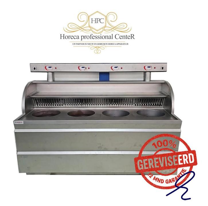Perfecta gereviseerde  Bakwand Friteuse 4x XXL ronde 44cm pa, Zakelijke goederen, Horeca | Keukenapparatuur, Ophalen of Verzenden