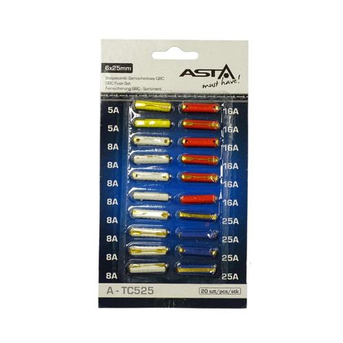 ASTA Zekering assortiment naar keramisch model GBC 6×25mm (2, Auto diversen, Auto-accessoires, Nieuw, Ophalen of Verzenden