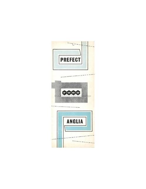 1958 FORD PREFECT & ANGLIA BROCHURE ENGELS, Livres, Autos | Brochures & Magazines