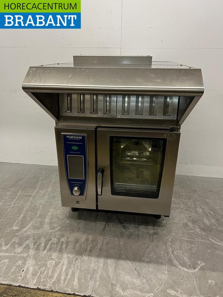 RVS Rational SCC SelfCookingCenter met afzuigkap 6 x 1/1 GN, Articles professionnels, Horeca | Équipement de cuisine, Enlèvement ou Envoi