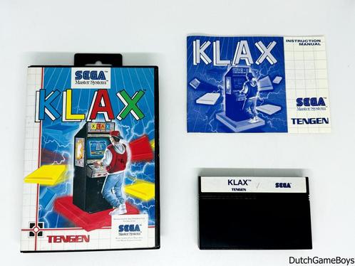 Sega Master System - Klax (1), Games en Spelcomputers, Games | Sega, Gebruikt, Verzenden