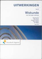 Wiskunde voor het hoger onderwijs A Uitwerkingen, Livres, Livres scolaires, Sieb Kemme, Wim Groen, Verzenden