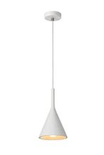 Hanglamp Lucide GIPSY -  - Ø 16,5 cm - 1xE27 - Wit, Verzenden, Nieuw