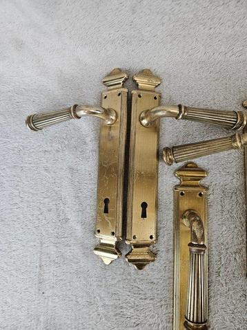 Vintage Poignée de porte (14) - Fraai klassiek Deurbeslag -