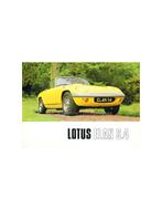 1968 LOTUS ELAN S.4 BROCHURE ENGELS, Ophalen of Verzenden