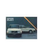 1987 VOLVO 240 INSTRUCTIEBOEKJE NEDERLANDS