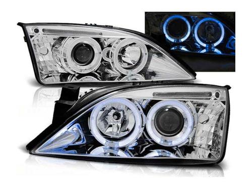 Angel Eyes koplampen Chrome geschikt voor Ford Mondeo, Auto-onderdelen, Verlichting, Nieuw, Ford, Verzenden