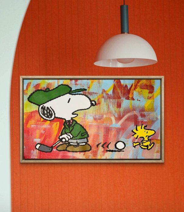 isem (1985) - Snoopy X Woodstock X RUN RUN ( size XL, Antiquités & Art, Art | Peinture | Moderne