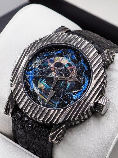 ArtyA - Skull Art - Zonder Minimumprijs - * 1/1 Unique Piece, Handtassen en Accessoires, Horloges | Heren