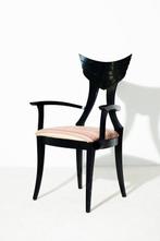 Pietro Constantini - Fauteuil - Gevleugeld - Hout, Textiel