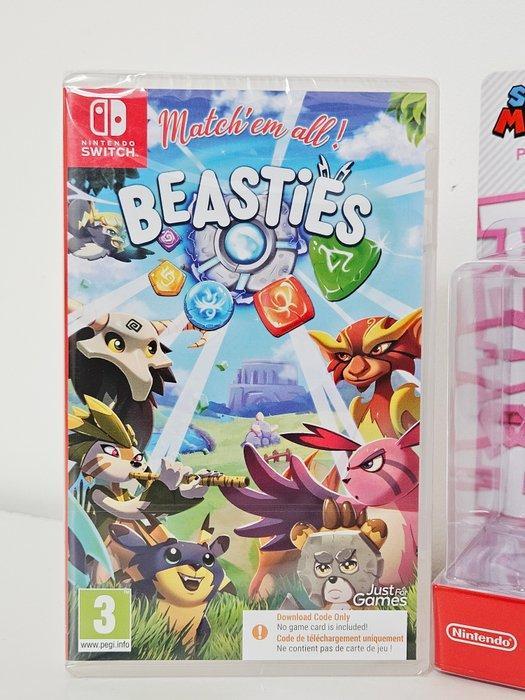 Nintendo - Switch - Beasties + Kraken Odyssey + Amiibo Peach, Games en Spelcomputers, Spelcomputers | Overige Accessoires