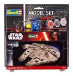 Star Wars Model Kit 1/241 Model Set Millennium Falcon 10 cm, Ophalen of Verzenden