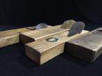 Japanese - Statue, Set of 4 / Carpenter Tool Kanna Plane - 0