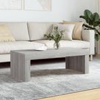 vidaXL Salontafel 102x50x36 cm bewerkt hout grijs sonoma, Huis en Inrichting, Tafels | Salontafels, Verzenden, Nieuw