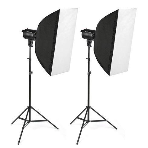 Bresser BRM-300AM Studio Flitsset 2x 300W OUTLET, Audio, Tv en Foto, Fotografie | Fotostudio en Toebehoren, Zo goed als nieuw