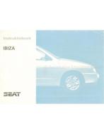 1998 SEAT IBIZA INSTRUCTIEBOEKJE NEDERLANDS, Autos : Divers, Modes d'emploi & Notices d'utilisation, Ophalen of Verzenden