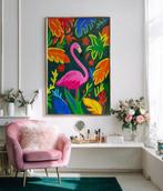 E. García - EL FLAMENCO ROSA - XL (NO RESERVE), Antiek en Kunst, Kunst | Schilderijen | Modern
