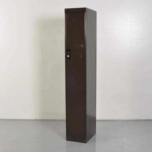 Locker Officenow - Bruin - 180 x 30 cm - 1 deur, Huis en Inrichting, Kasten | Lockerkasten, Gebruikt, Ophalen of Verzenden