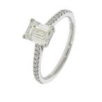 Sans prix de réserve - Bague Platine - 1.14ct. tw. Diamant