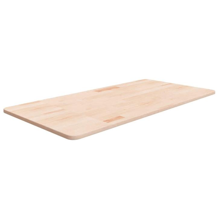 vidaXL Wastafelblad 100x50x1,5 cm onbehandeld massief, Huis en Inrichting, Keuken | Keukenelementen, Nieuw, Verzenden