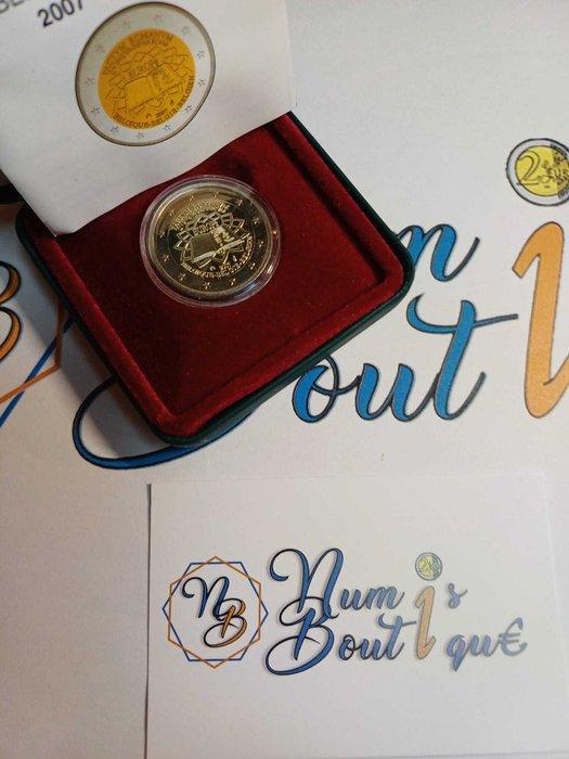 België. 2 Euro 2007/2010 Traité de Rome + Présidence de, Timbres & Monnaies, Monnaies | Europe | Monnaies euro