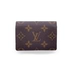 Louis Vuitton - Monogram Brown Canvas Business Card Holder, Antiquités & Art