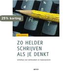 Zo helder schrijven als je denkt. Schrijftips voor, Boeken, Verzenden, Zo goed als nieuw, Vera Hoorens