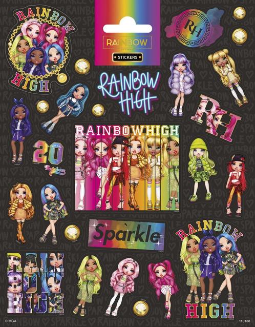 Rainbow High Stickers Groot, Hobby en Vrije tijd, Feestartikelen, Nieuw, Verzenden