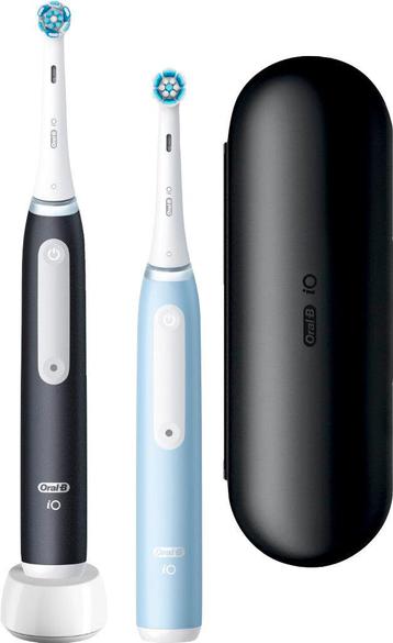 Oral-B iO 3 Zwart en Blauw Duo pack elektrische beschikbaar voor biedingen