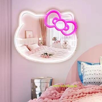 Spiegel NEON verlichting hello kitty LED lamp 50x40cm XL 220 beschikbaar voor biedingen