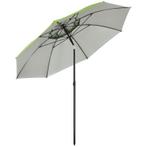 TRUUSK Strandparaplu met Ventilatieopeningen - Inclusief Bes, Tuin en Terras, Verzenden, Nieuw