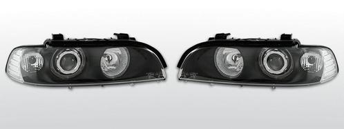 Koplampen Angel Eyes | BMW 5 Series E39 1995-2003 | zwart, Auto-onderdelen, Verlichting, Nieuw, BMW, Verzenden