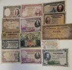 Spanje. - 14 banknotes - various dates  (Zonder