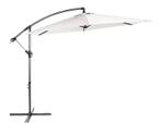 2dekans | Lifa Garden Hangende Parasol Ø 300 cm Crème –, Tuin en Terras, Ophalen of Verzenden, Nieuw