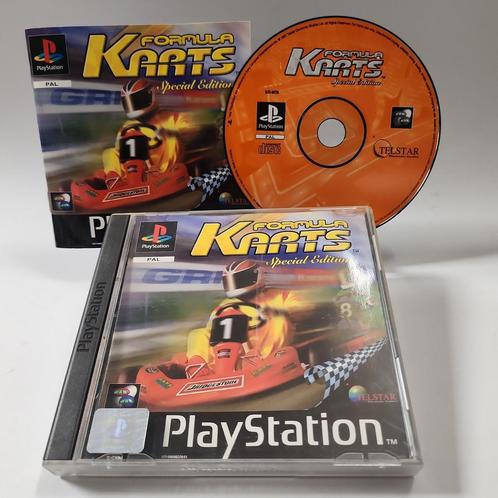 Formula Karting Special Edition Playstation 1, Games en Spelcomputers, Games | Sony PlayStation 1, Zo goed als nieuw, Ophalen of Verzenden