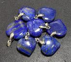 Lapis Lazuli edelsteen Hartvormige hangers - Hoogte: 31 mm -