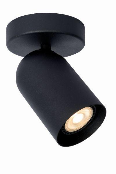 Lucide PUNCH - Wandspot GU10 Zwart, Huis en Inrichting, Lampen | Plafondlampen, Nieuw, Metaal, Verzenden