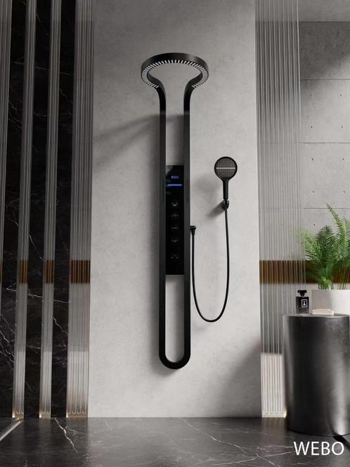 WEBO Luxe Design Opbouw Regenval Doucheset digitaal Waterval, Doe-het-zelf en Bouw, Sanitair, Douche, Nieuw, Verzenden