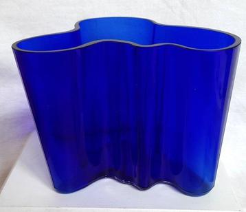 Iittala - Alvar Aalto - Vase -  vase  - Verre - Vase Kobalt