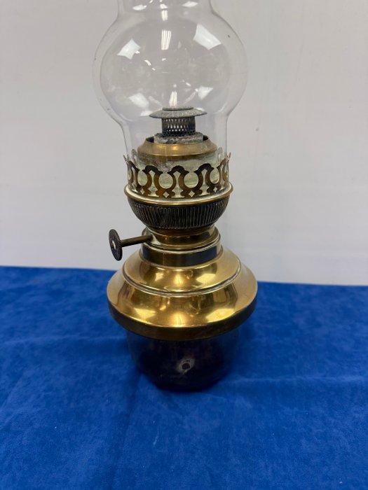 MAJADUR-IRIS-BRENNER - Olielamp - Messing, Glas, Antiek en Kunst, Curiosa en Brocante