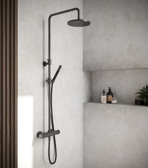 Doucheset Hotbath Cobber Verouderd Messing Living Colours, Doe-het-zelf en Bouw, Sanitair, Kraan, Nieuw, Ophalen of Verzenden