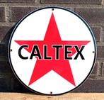 Caltex vlak emaille bord, Verzenden, Nieuw