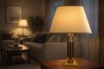 Herda - Lampe de table - 16501 - Laiton, Textile, Antiek en Kunst