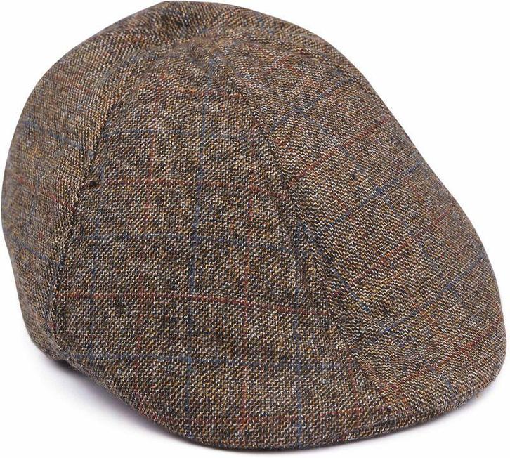 No Excess Flat Cap Melange Bruin maat  Heren, Kleding | Heren, Hoeden en Petten, Nieuw, Verzenden